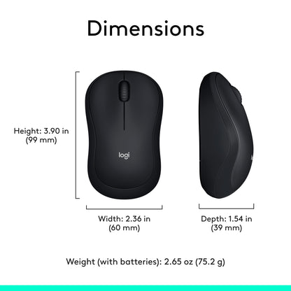 Silent Bluetooth Wireless Mouse with Compact Design
