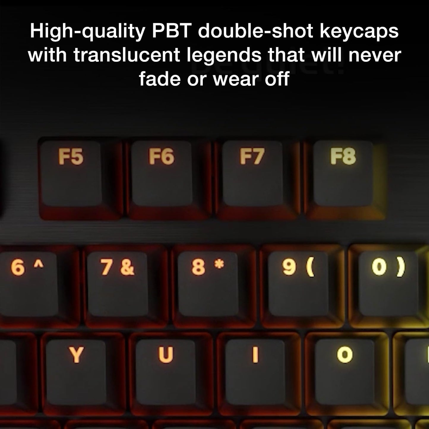 Silent Mechanical Keyboard with RGB Backlight