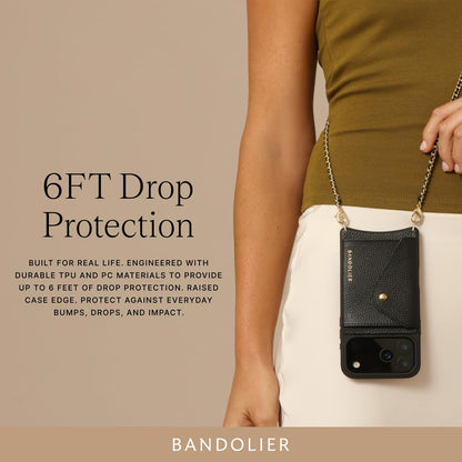 Leather Crossbody Phone Case with Removable Straps