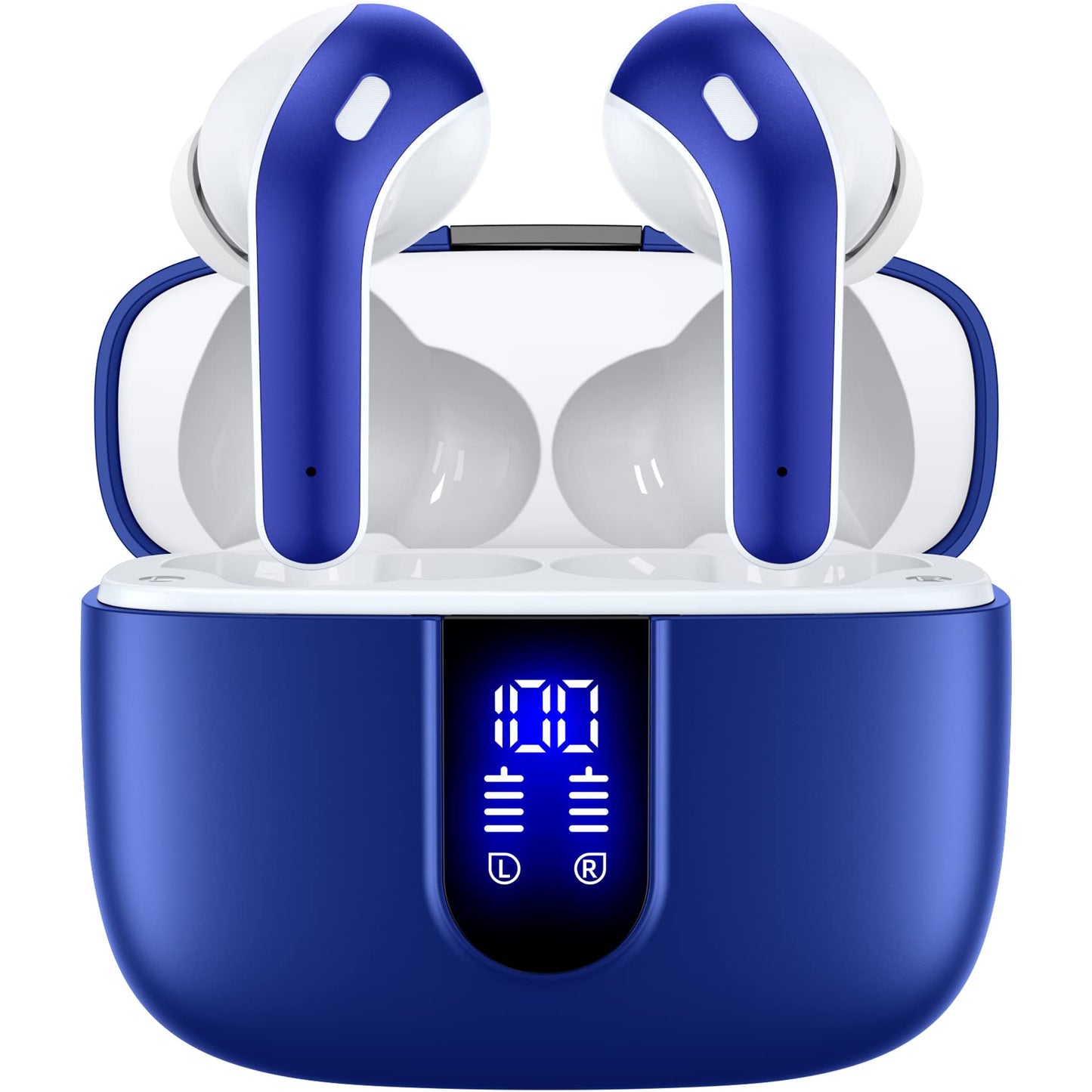 Wireless Earbuds with 60-Hour Playtime and Charging Case
