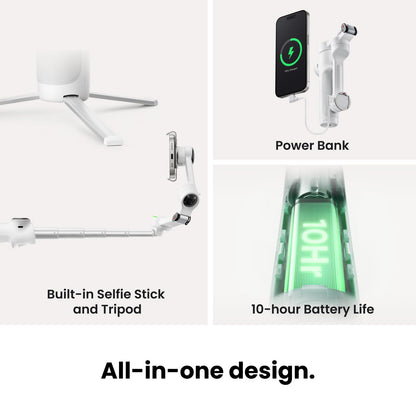 AI Tracking Phone Gimbal Stabilizer