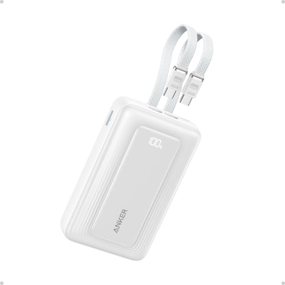 20,000mAh Fast Charging Power Bank with Built-In USB-C Cable