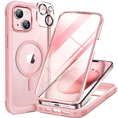Miracase Full Body for iPhone All Series Glass Case