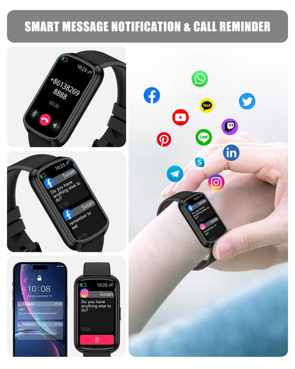 Smart Fitness Tracker with Heart Rate & Sleep Monitoring