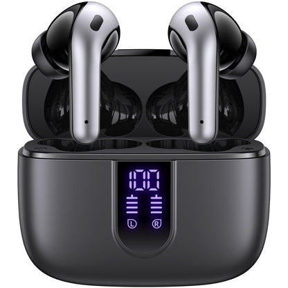 Wireless Earbuds with 60-Hour Playtime and Charging Case
