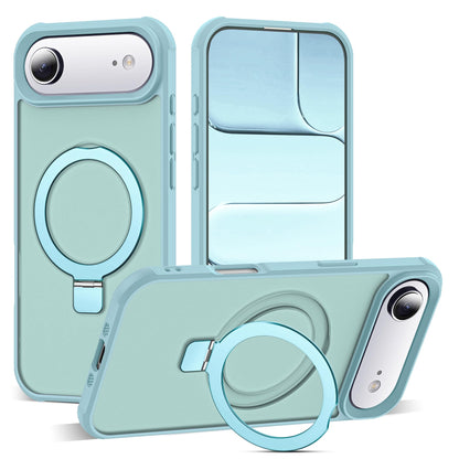 Translucent Magnetic Ring Stand Phone Case with Grip