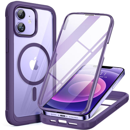 Miracase Full Body for iPhone All Series Glass Case