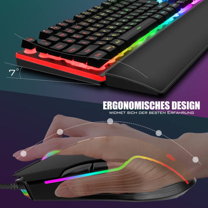 Wired Mechanical Gaming Keyboard