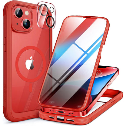 Miracase Full Body for iPhone All Series Glass Case