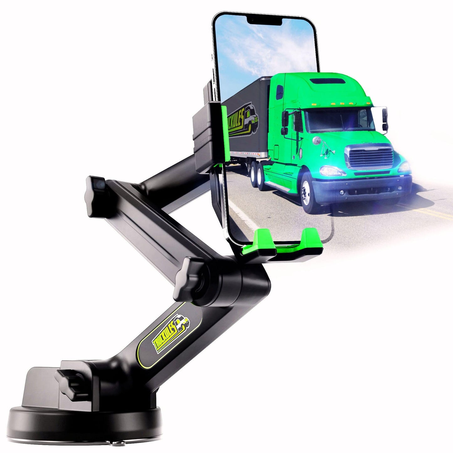 Heavy Duty Truck Phone Mount with Extended Arm