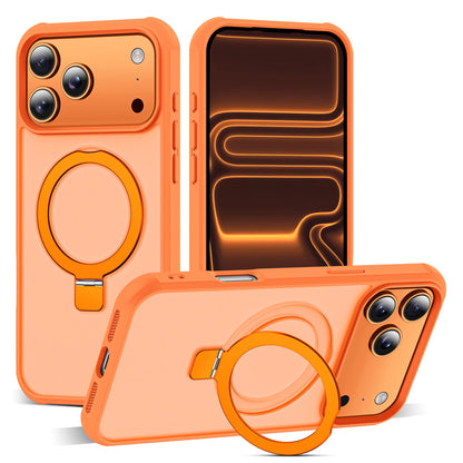 Translucent Magnetic Ring Stand Phone Case with Grip