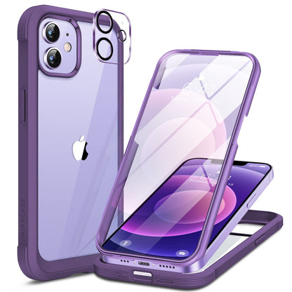 Miracase Full Body for iPhone All Series Glass Case