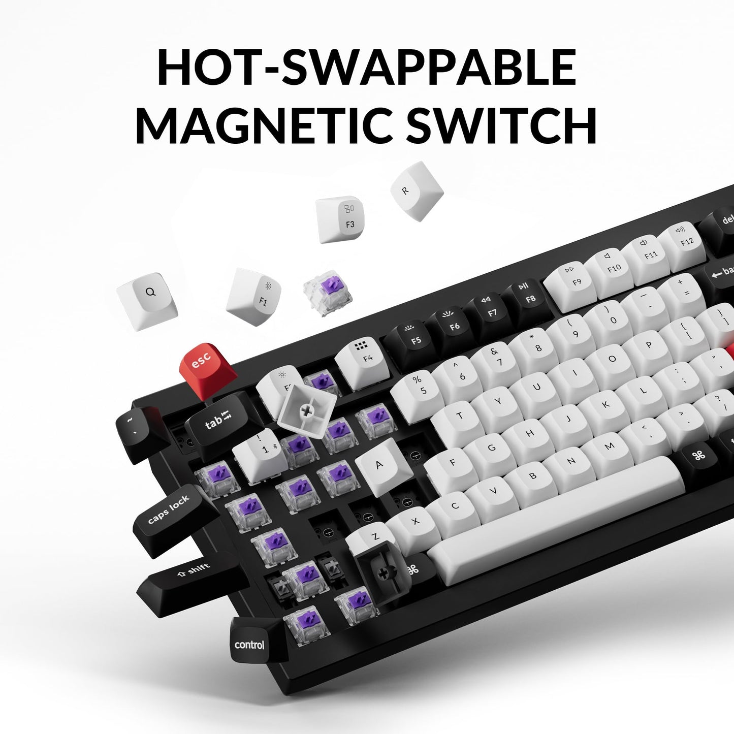 Q1 HE Hot Swappable RGB Mechanical Keyboard Knob