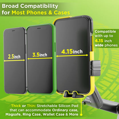 Heavy Duty Truck Phone Mount with Extended Arm