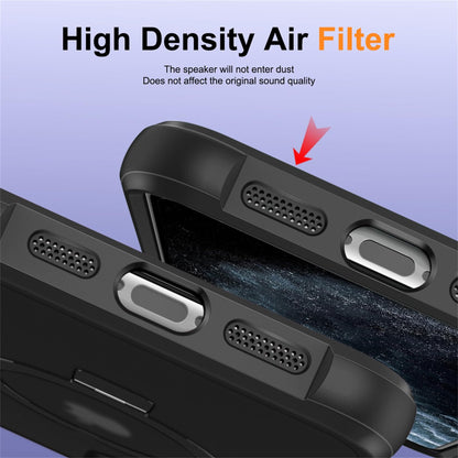 Translucent Magnetic Ring Stand Phone Case with Grip
