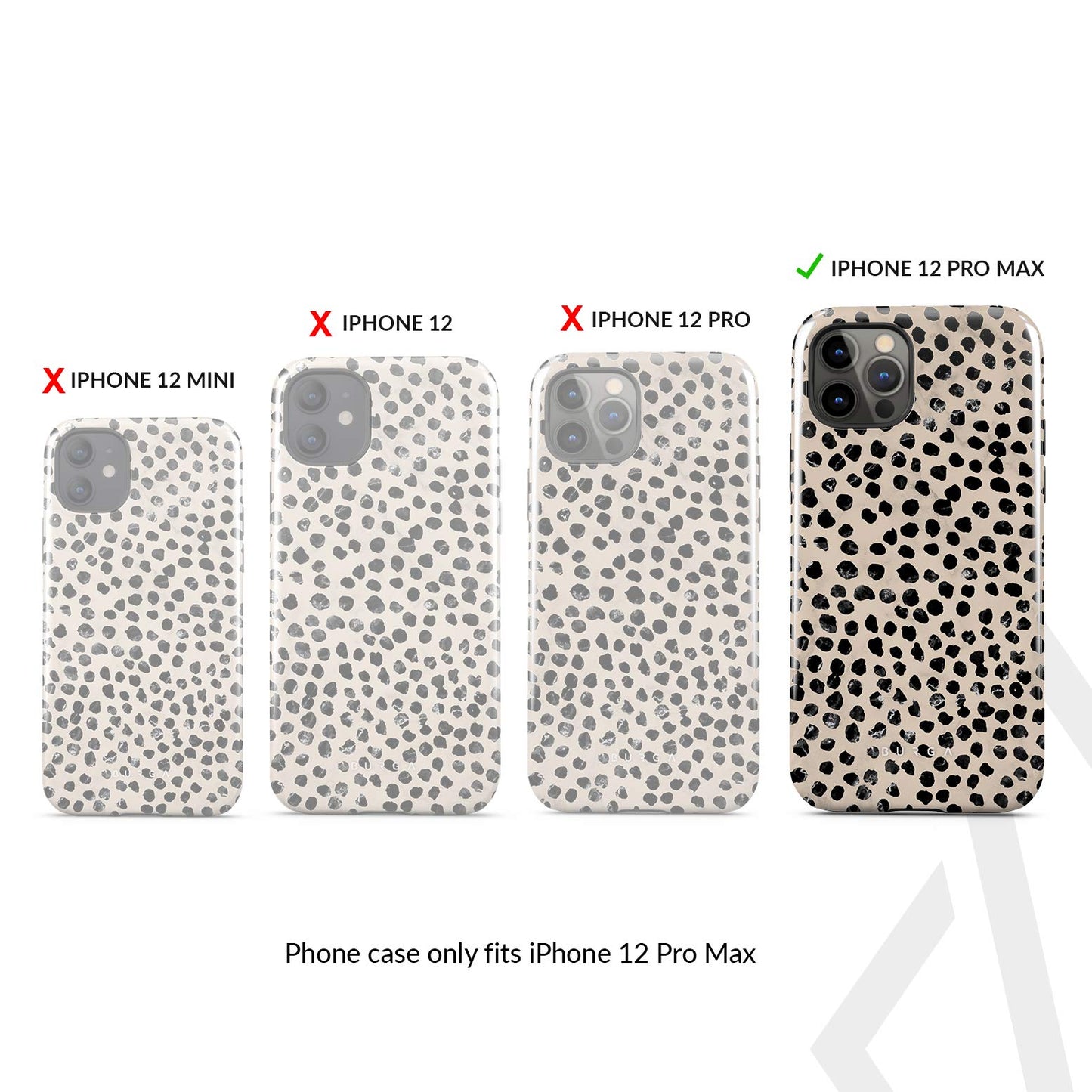 BURGA Unisex Phone Case for iPhone ProMax