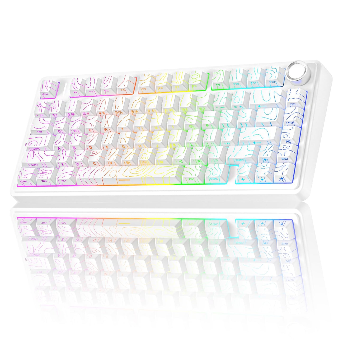 Wireless Hot Swappable RGB Mechanical Keyboard