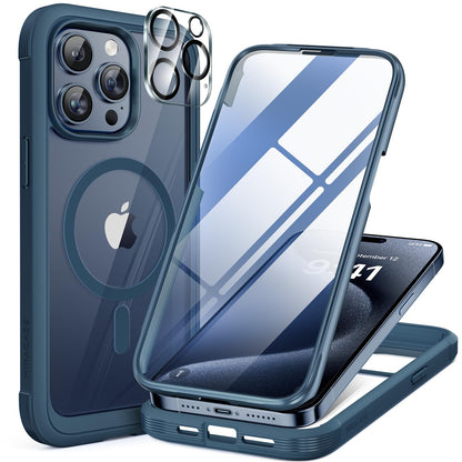 Miracase Full Body for iPhone All Series Glass Case
