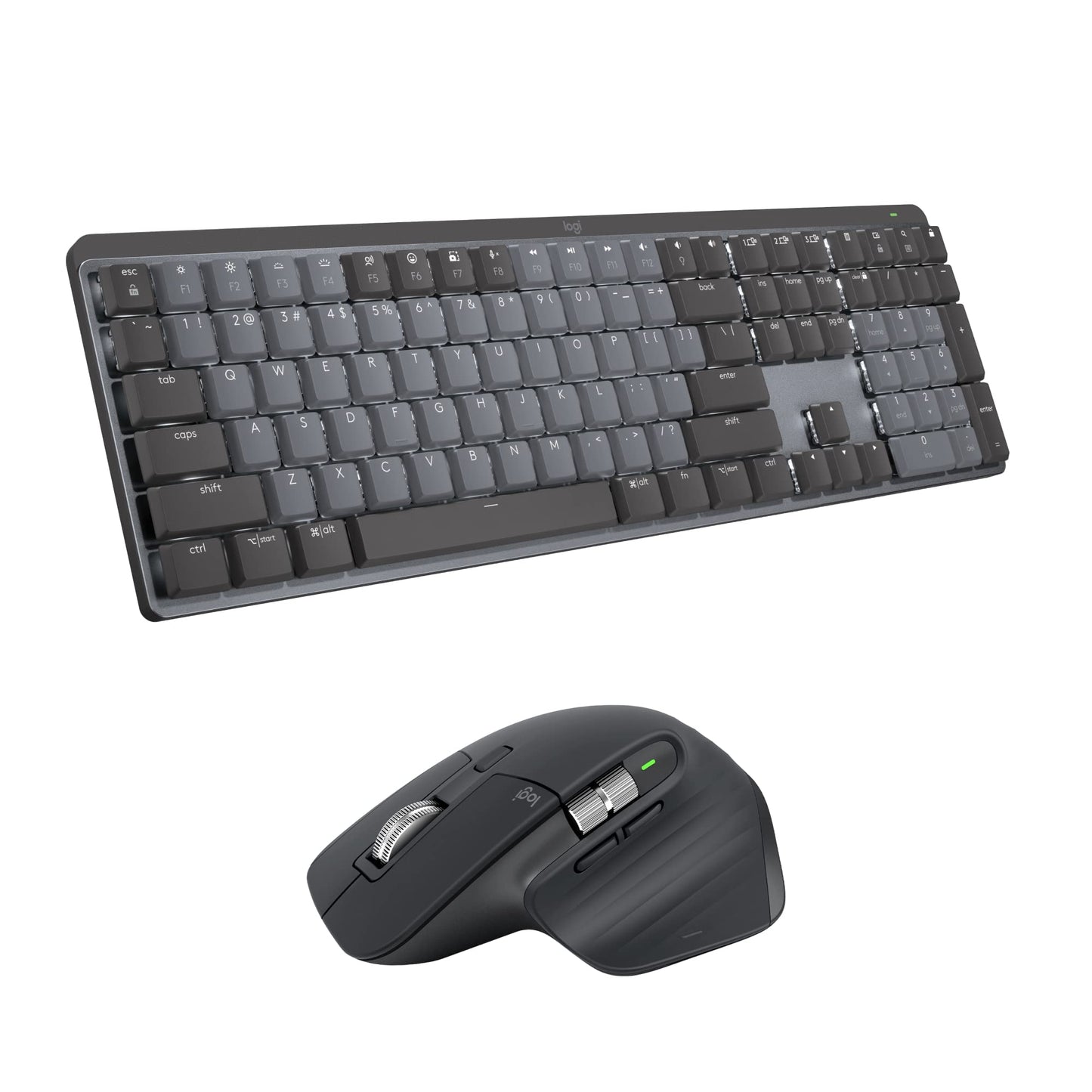 Wireless Mechanical Keyboard with Low Profile Keys