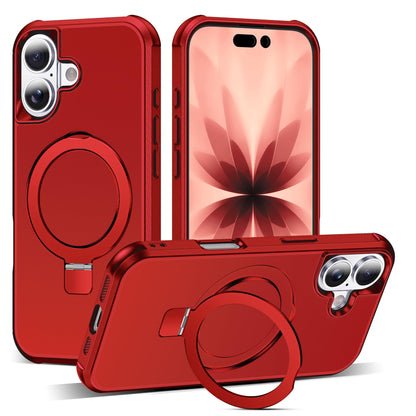 Translucent Magnetic Ring Stand Phone Case with Grip