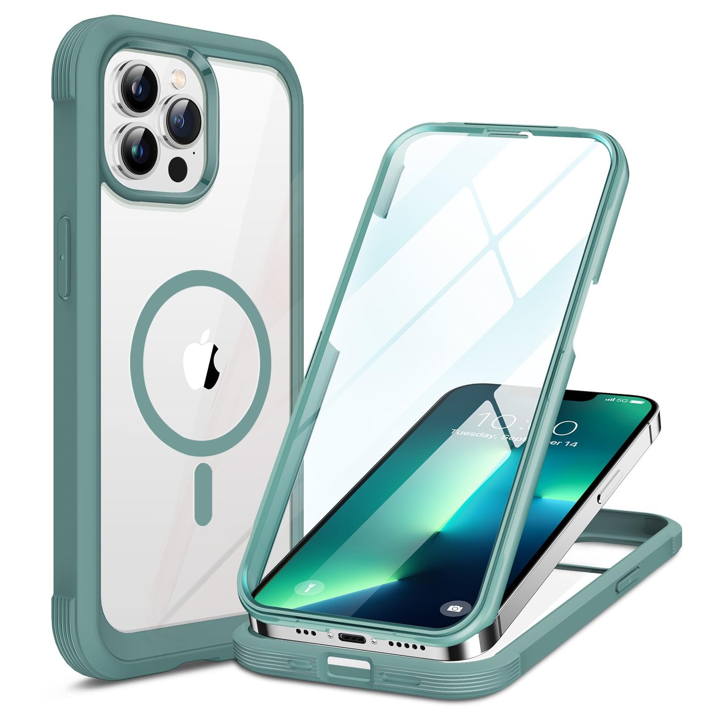 Miracase Full Body for iPhone All Series Glass Case