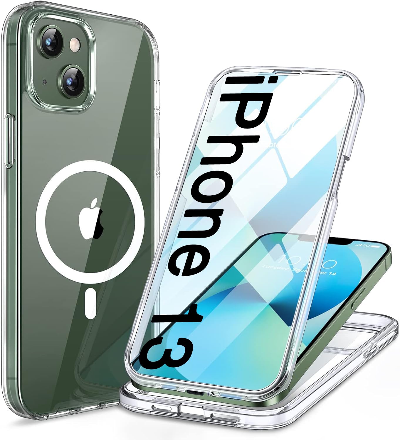 Miracase Full Body for iPhone All Series Glass Case