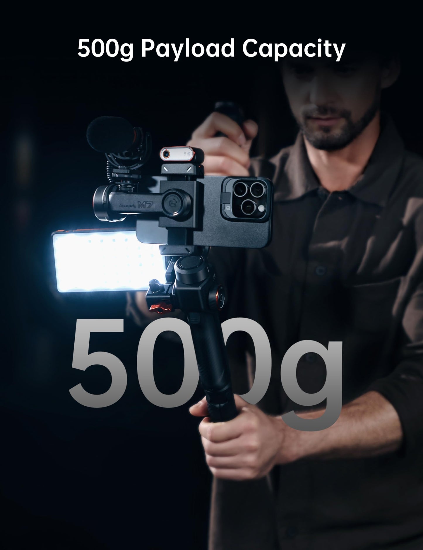 3-Axis AI Tracking Phone Gimbal Stabilizer