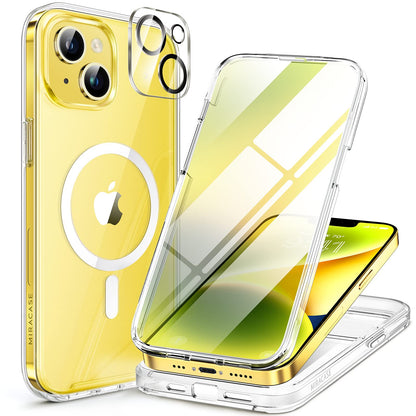 Miracase Full Body for iPhone All Series Glass Case