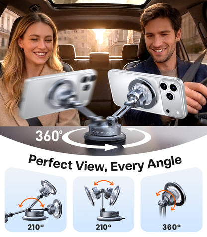 MagSafe Car Phone Mount with Adjustable Holder