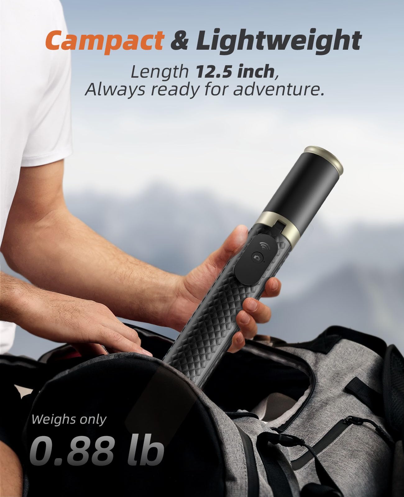 Portable Phone Tripod Selfie Stick with Remote