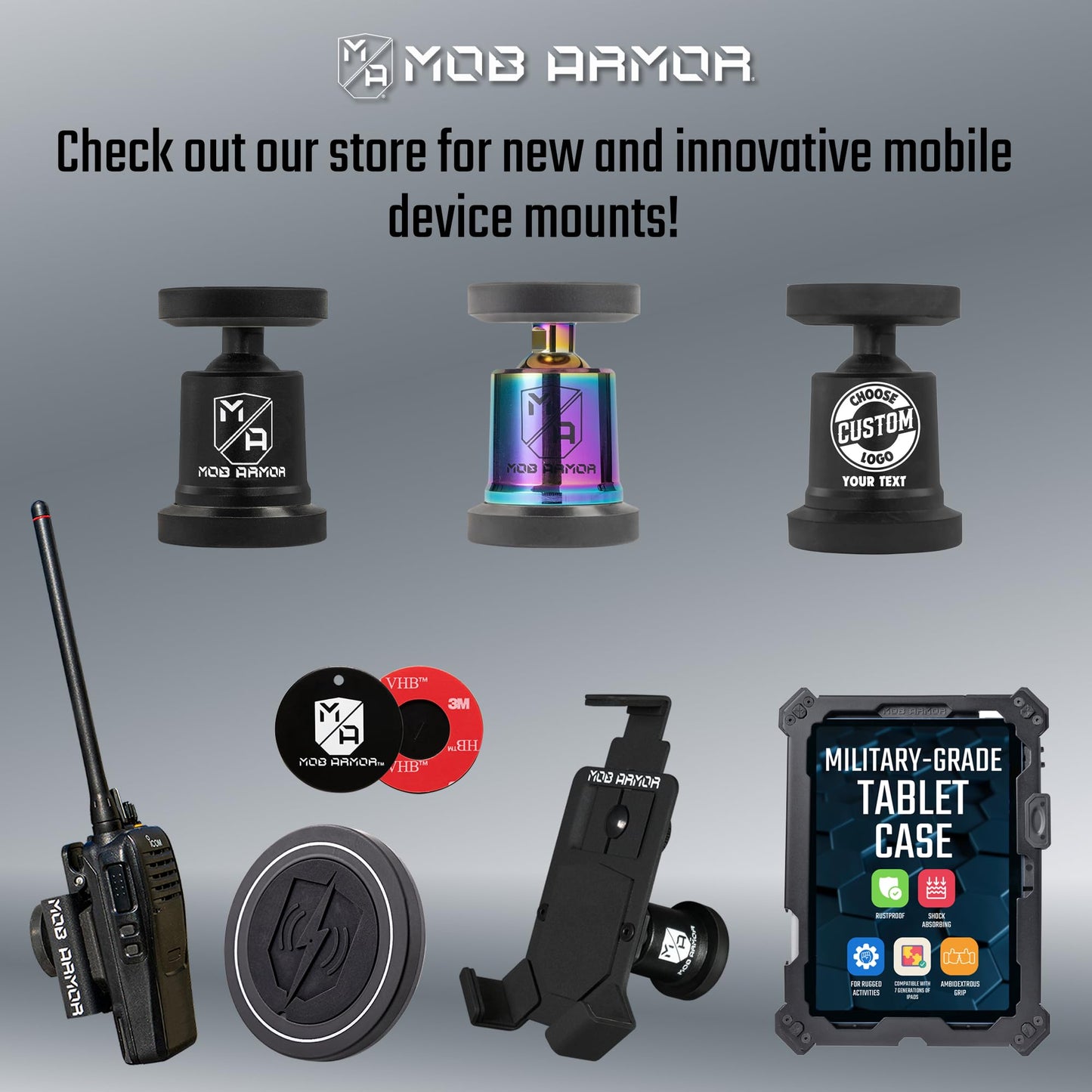 Magnetic Car Phone Mount with 360° Rotation