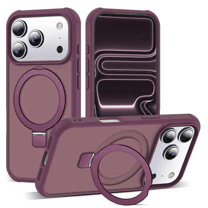 Translucent Magnetic Ring Stand Phone Case with Grip
