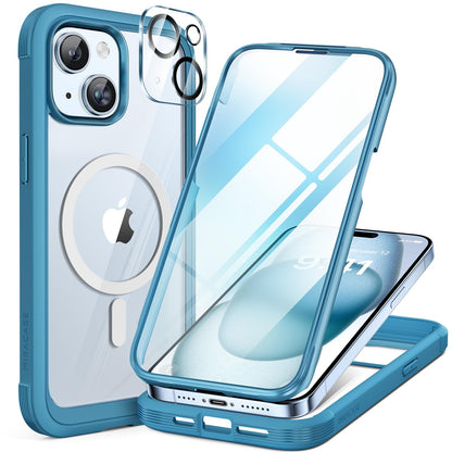 Miracase Full Body for iPhone All Series Glass Case