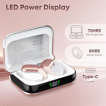 Sports Wireless Earbuds with 75-Hour Playtime