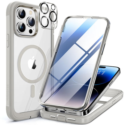 Miracase Full Body for iPhone All Series Glass Case