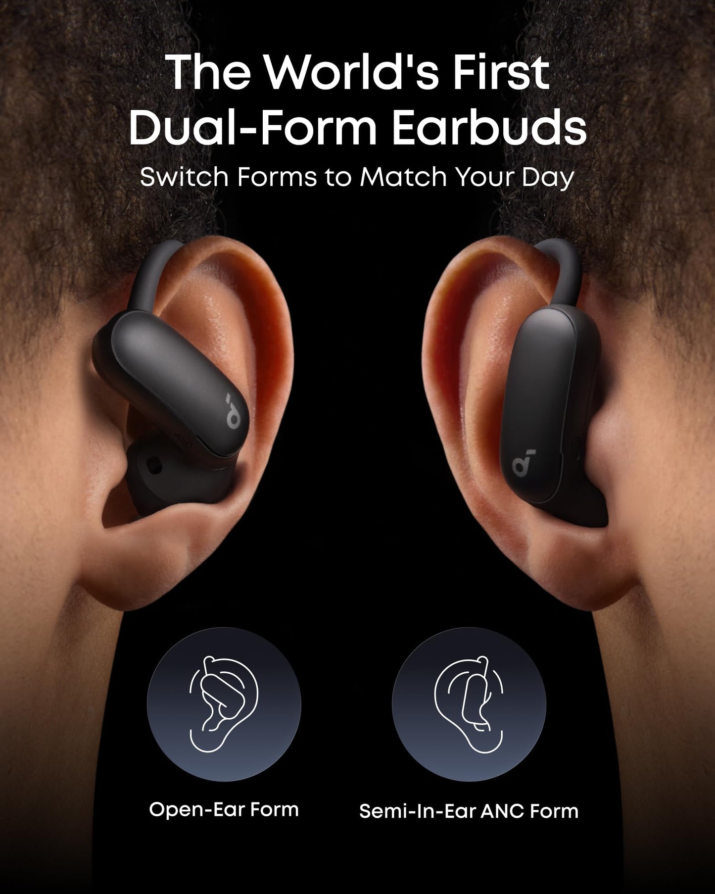 Open-Ear Wireless Headphones with Noise Cancellation