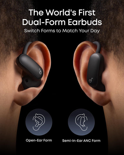 Open-Ear Wireless Headphones with Noise Cancellation