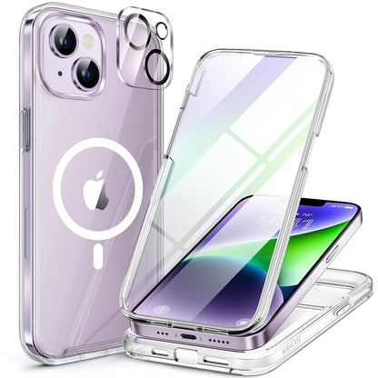 Miracase Full Body for iPhone All Series Glass Case