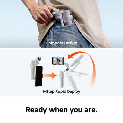 AI Tracking Phone Gimbal Stabilizer