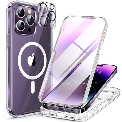 Miracase Full Body for iPhone All Series Glass Case