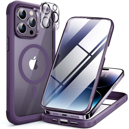 Miracase Full Body for iPhone All Series Glass Case