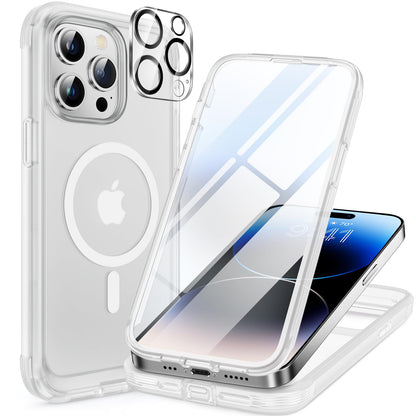 Miracase Full Body for iPhone All Series Glass Case