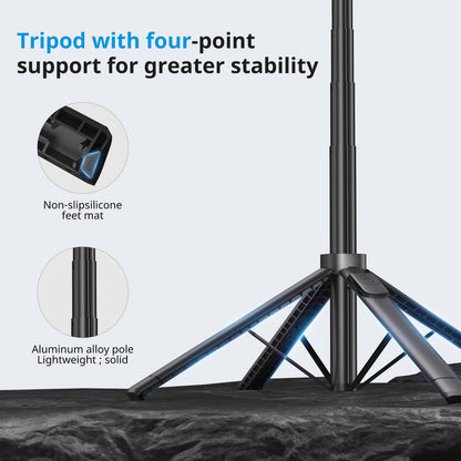 Auto Tracking Phone Tripod with 360° Rotation