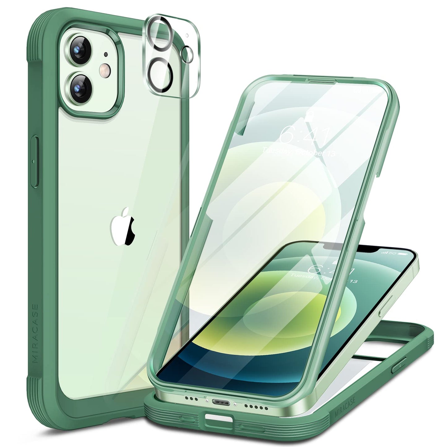 Miracase Full Body for iPhone All Series Glass Case
