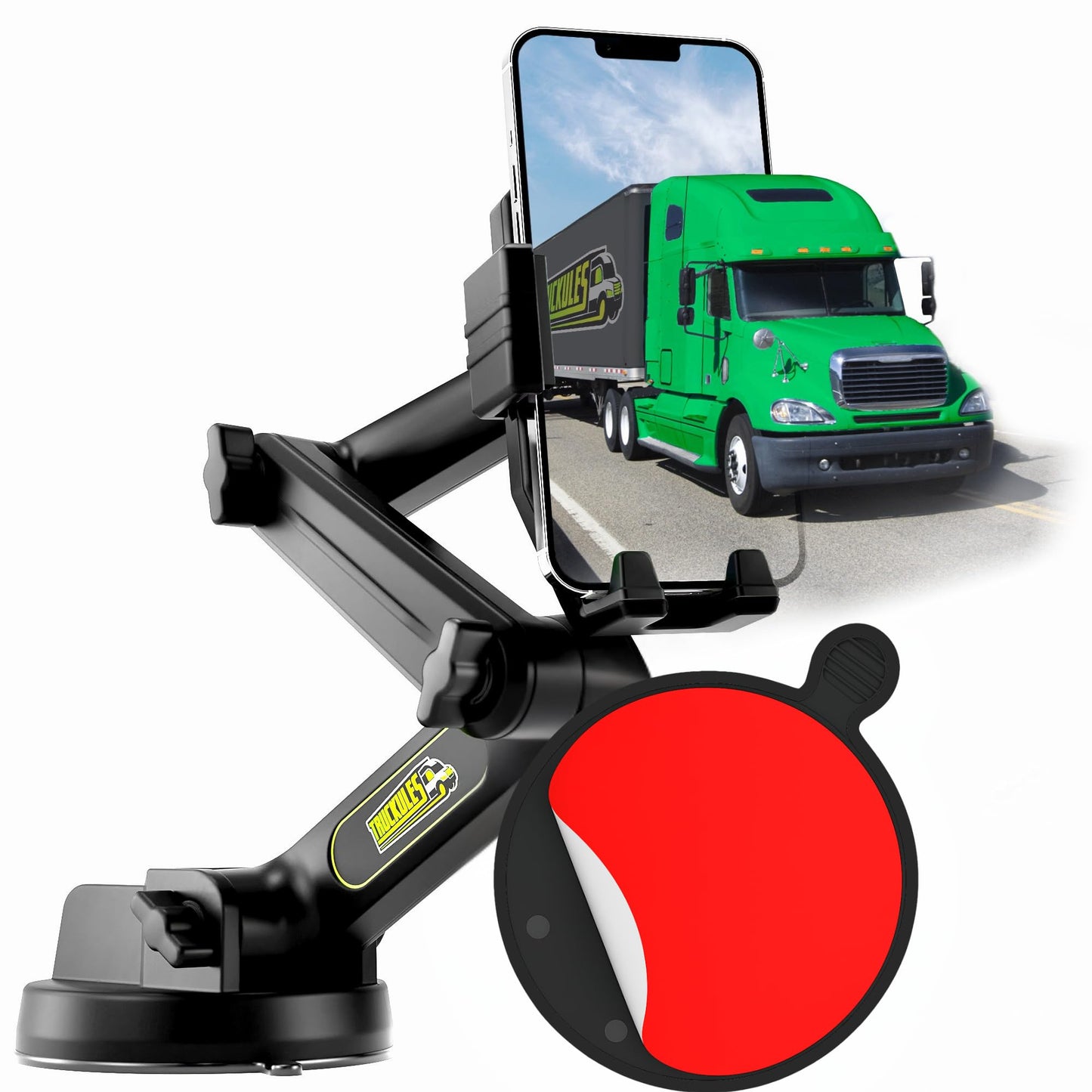 Heavy Duty Truck Phone Mount with Extended Arm