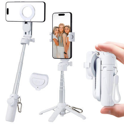 Portable MagSafe Tripod Selfie Stick with Remote