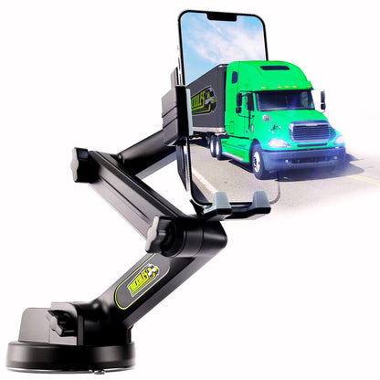 Heavy Duty Truck Phone Mount with Extended Arm