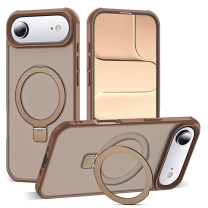 Translucent Magnetic Ring Stand Phone Case with Grip