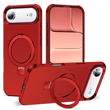 Translucent Magnetic Ring Stand Phone Case with Grip