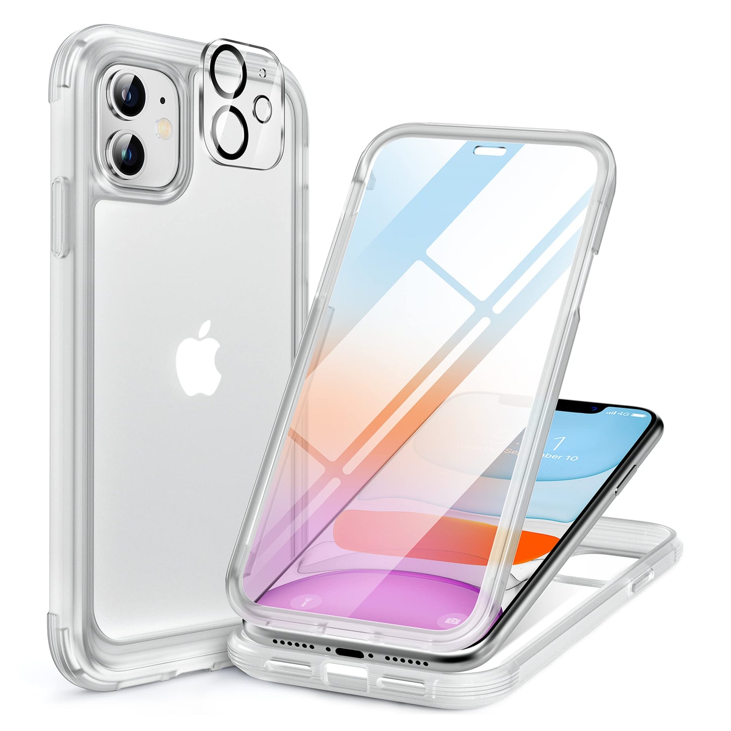 Miracase Full Body for iPhone All Series Glass Case